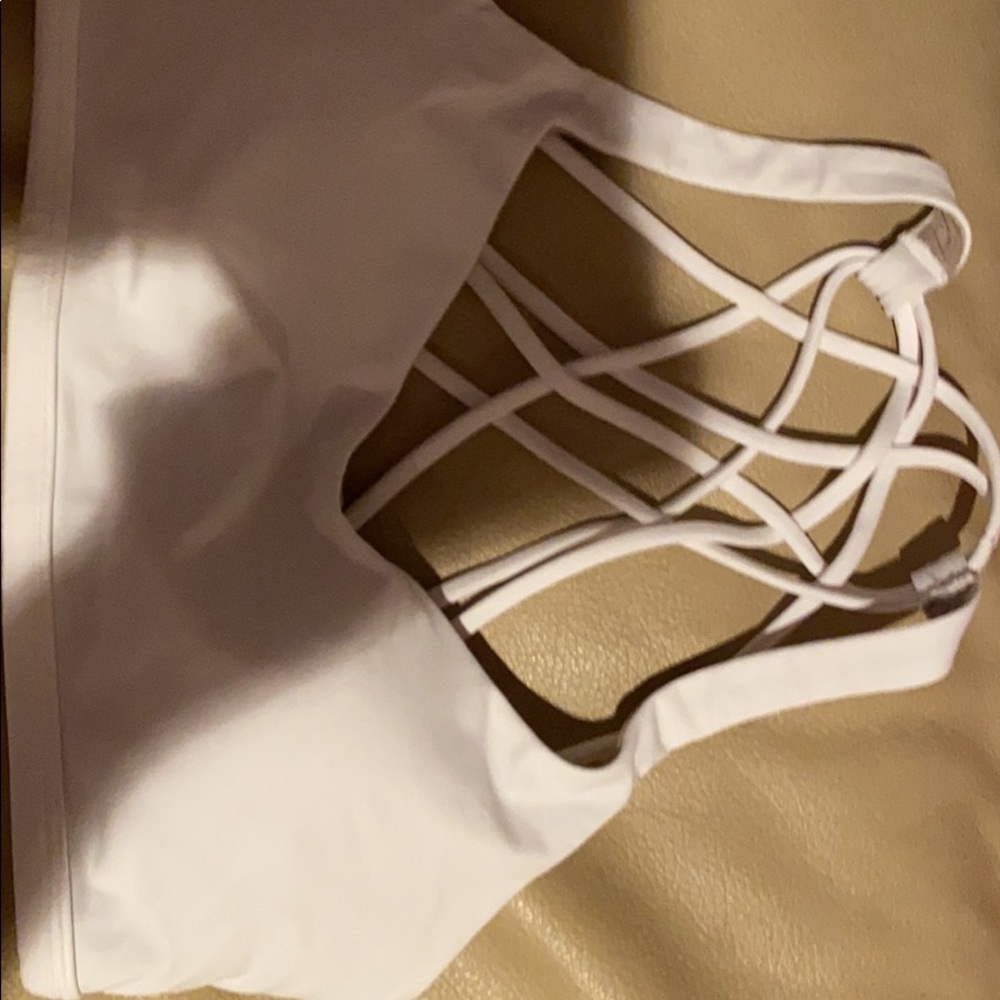 White Lululemon size 6 bra